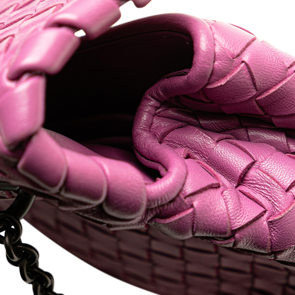 Pre-Loved Bottega Veneta Baby Nappa Intrecciato Olimpia Crossbody - Picture 8 of 10